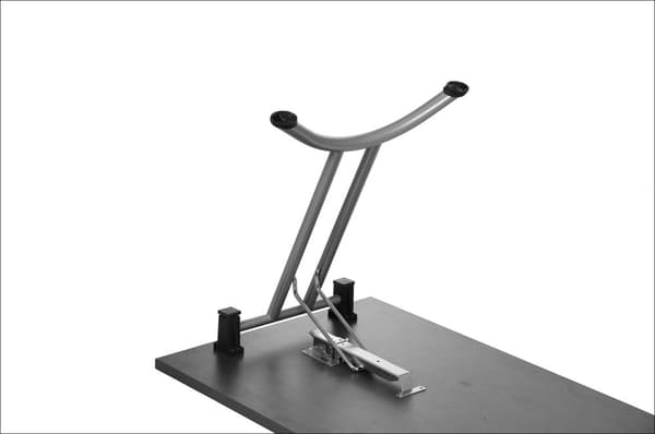 Fällbara ben för skrivbord och bord SC-922 - 59 cm, svart