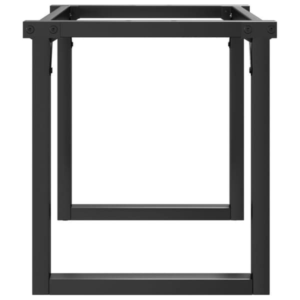 Sohvapöydän jalat O-muoto 90x30x43 cm valurauta