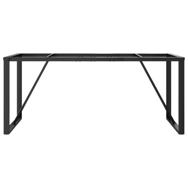 vidaXL Bordsben för matbord O-ram 160x80x73 cm gjutjärn