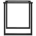 Miniatyrbilde 5 av 9: vidaXL Ben for spisebord O-ramme 60x60x73 cm stål