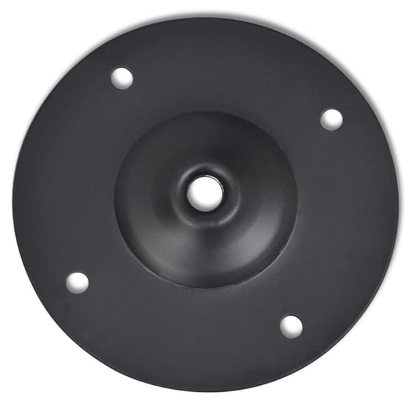 2 Teleskooppista Pöydän Jalkaa Musta 710 mm-1100 mm -  Pöydänjalat
