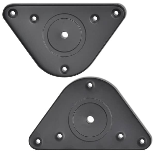 4 Korkeussäädettävää Pöydän Jalkaa Musta 1100 mm -  Pöydänjalat