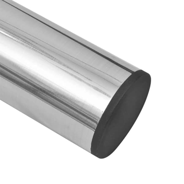 2 Teleskopiska bordsben i borstad nickel 710 mm-1100 mm -  Bordsben
