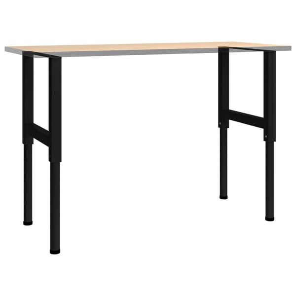 vidaXL stel til arbejdsbænk 2 stk. 55x(69-95,5) cm metal sort -  Bordben