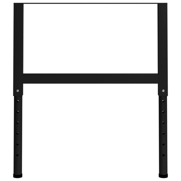 vidaXL stel til arbejdsbænk 2 stk. 85x(69-95,5) cm metal sort -  Bordben