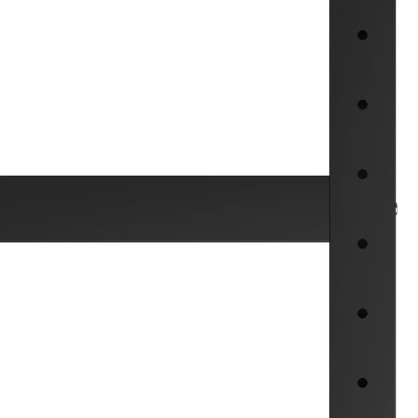 vidaXL stel til arbejdsbænk 120x57x79 cm metal sort og rød -  Bordben