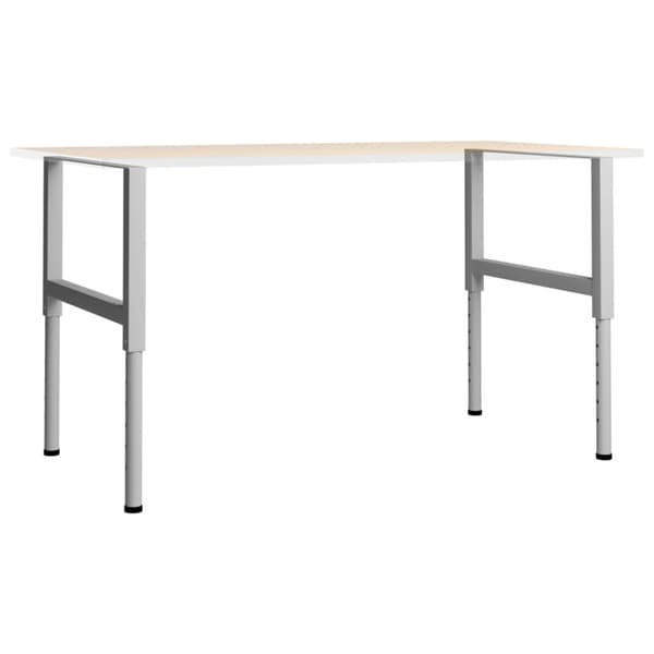 vidaXL stel til arbejdsbænk 2 stk. 85x(69-95,5) cm metal grå -  Bordben