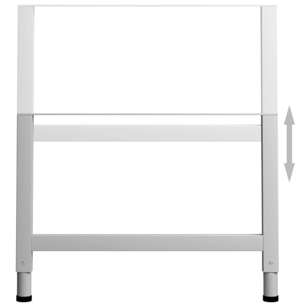 vidaXL stel til arbejdsbænk 2 stk. 85x(69-95,5) cm metal grå -  Bordben