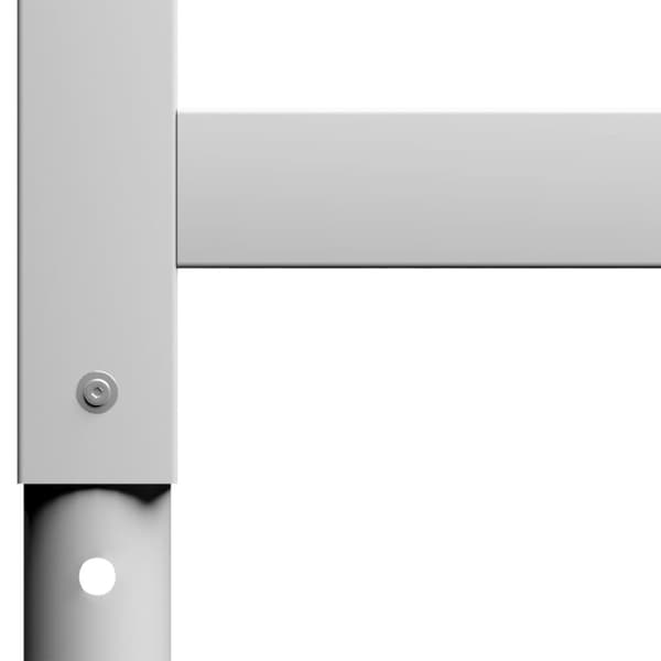 vidaXL stel til arbejdsbænk 2 stk. 85x(69-95,5) cm metal grå -  Bordben