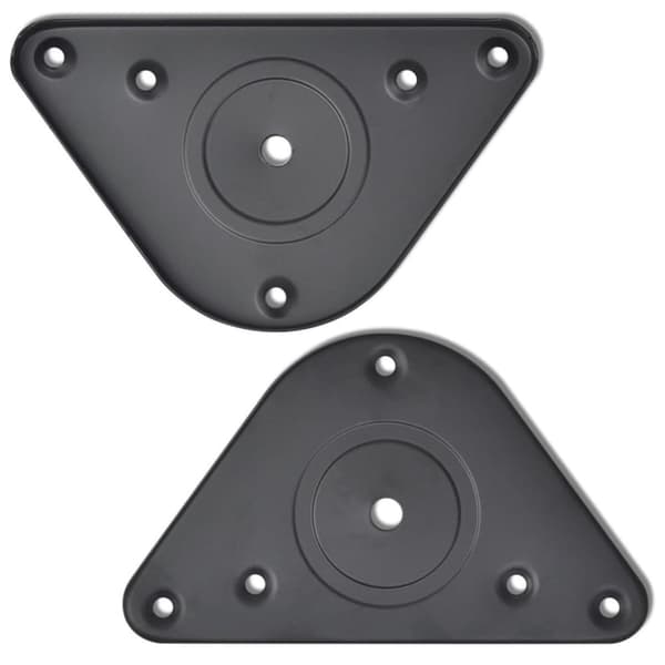 4 Korkeussäädettävää Pöydän Jalkaa Musta 710 mm -  Pöydänjalat