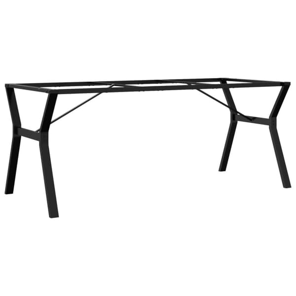 vidaXL Bordsben för matbord Y-ram 180x80x73 cm gjutjärn - Bordsben