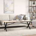 Pikkukuva 4 / 10: vidaXL Sohvapöydän jalat X-muoto 140x30x43 cm valurauta -  Pöydänjalat