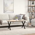 Pikkukuva 4 / 10: vidaXL Sohvapöydän jalat X-muoto 70x30x43 cm valurauta -  Pöydänjalat