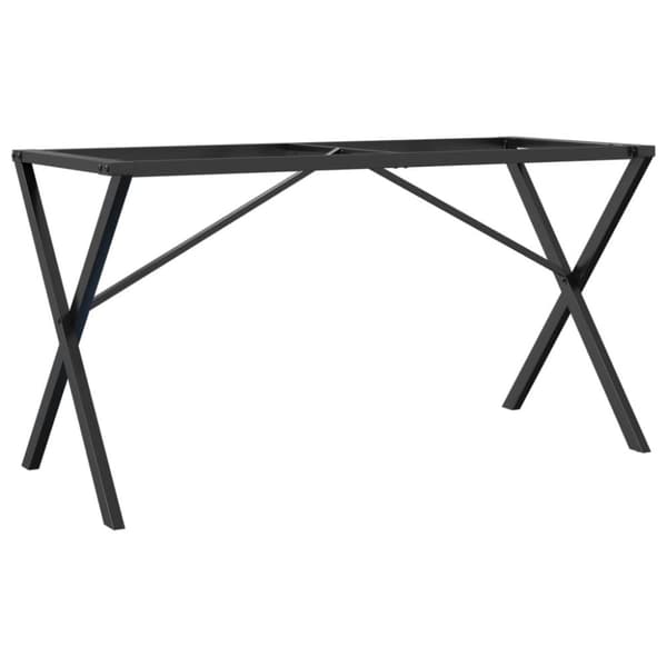 vidaXL Ruokapöydän jalat X-muoto 120x60x73 cm valurauta -  Pöydänjalat