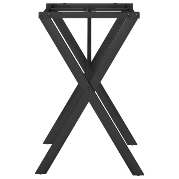 vidaXL Ruokapöydän jalat X-muoto 60x40x73 cm valurauta - Pöydänjalat