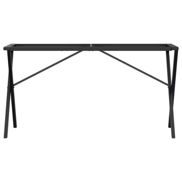 The Living Store Ruokapöydän jalat X-muoto 140x60x73 cm valurauta -  Pöydänjalat
