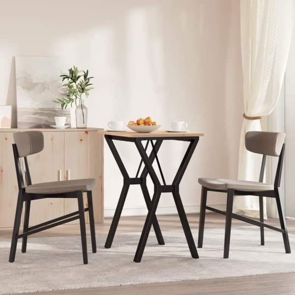 The Living Store bordben til spisebord 60x40x73 cm Y-stel støbejern -  Bordben