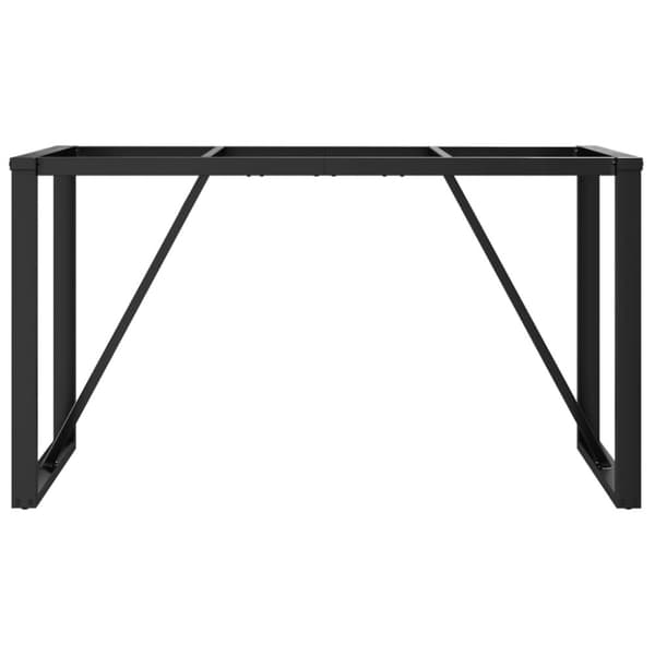 The Living Store Ruokapöydän jalat O-muoto 140x60x73 cm valurauta - Pöydänjalat