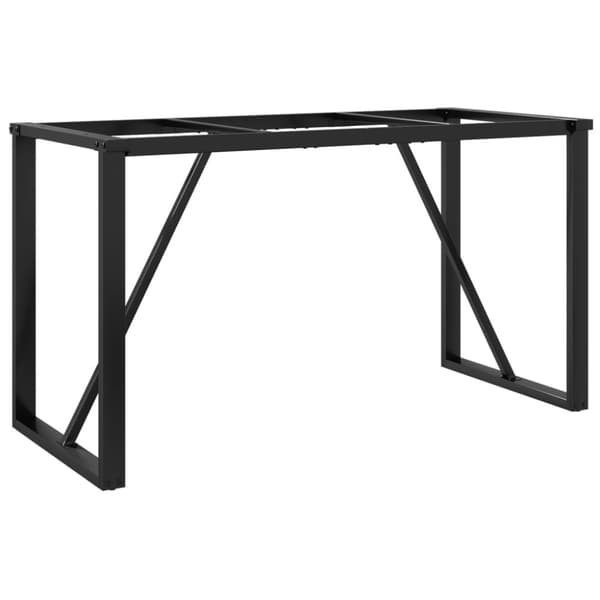 The Living Store Ruokapöydän jalat O-muoto 140x60x73 cm valurauta - Pöydänjalat