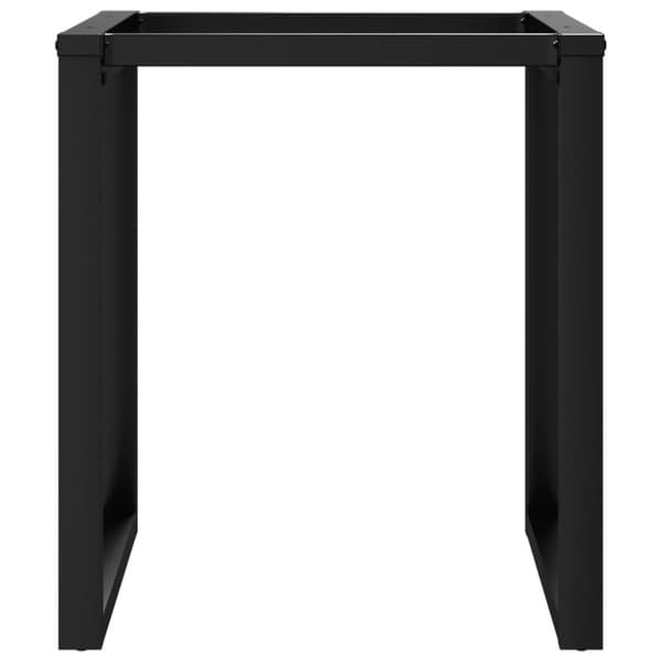 Bordsben för matbord O-ram 60x60x73 cm gjutjärn