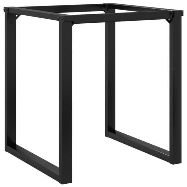Bordsben för matbord O-ram 60x60x73 cm gjutjärn