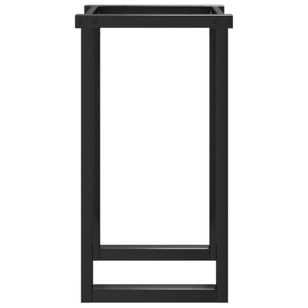 Ruokapöydän jalat O-muoto 50x40x73 cm valurauta