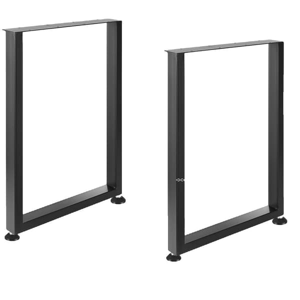 Bordben, justerbar höjd, förstärkt stål, 28 x 17,7 tum