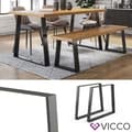 Miniatyrbild 1 av 4: Vicco Loft bordsben, bordsfot, soffbord, möbelben