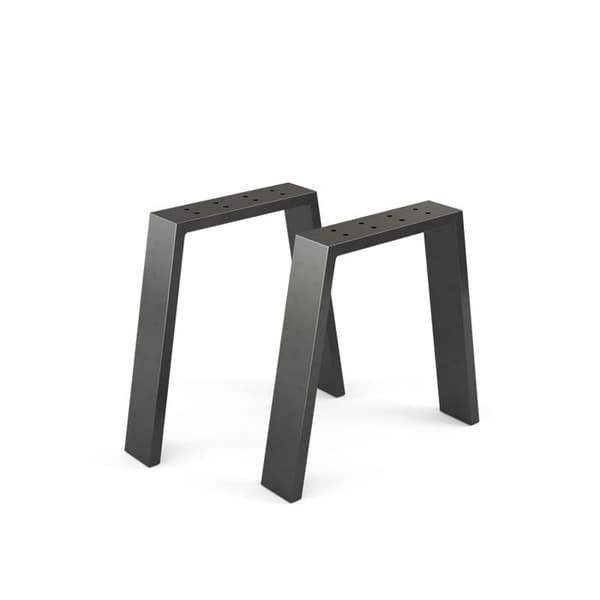 Vicco Bordsben, Svarta, 45 x 42 cm U-formade
