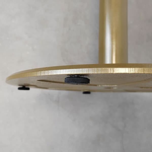 Trädgårdsmöbelfot - Rom - Guldmetall - Höjd 73 cm - Ø 40 cm - Enkel montering