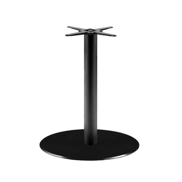 Bordstativ - Rom - Svart - Höjd 73 cm - För bordskivor Ø 130 cm - Samtida design
