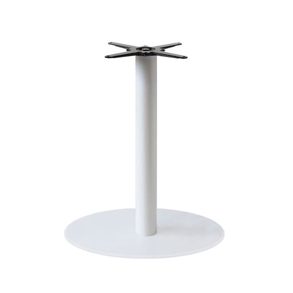 Bordstativ - Rom - Vitt - Höjd 73 cm - För bord Ø 130 cm - Modernt design