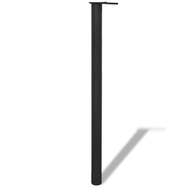 Höjdjusterbara bordsben 4 st 1100 mm svart