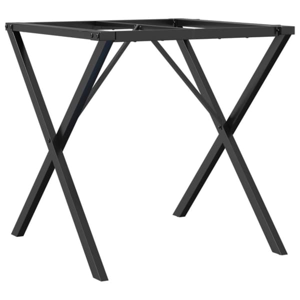 Bordsben för matbord X-ram 70x70x73 cm stål