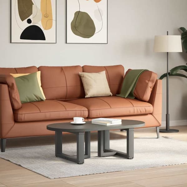 Soffbordsben T-formade 2 st antracit 40x25x(30-31) cm stål