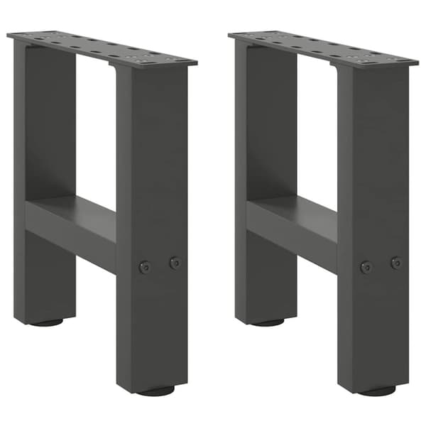 Soffbordsben antracit 2 st 40x(30-31) cm stål