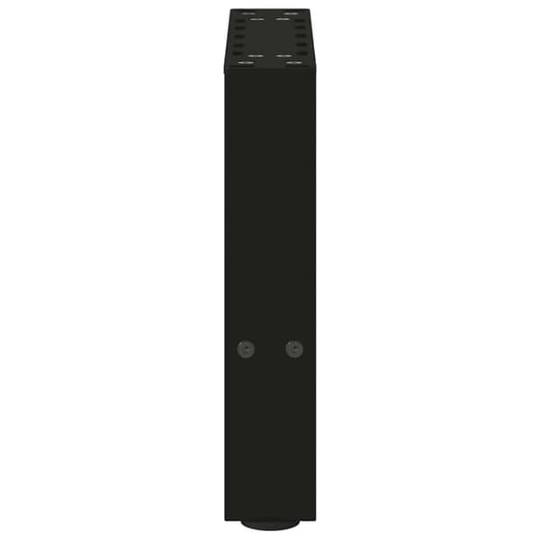sofabordben 2 stk. 30x(30-31) cm stål sort