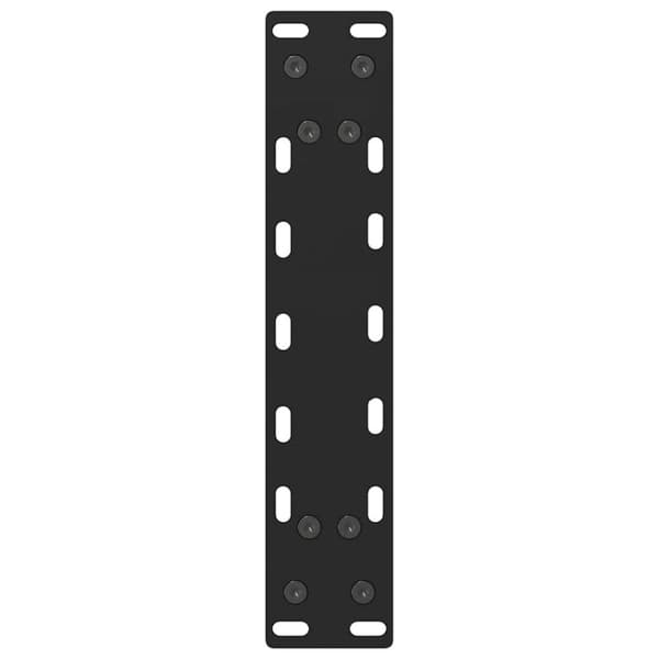 sofabordben 2 stk. 30x(30-31) cm stål sort