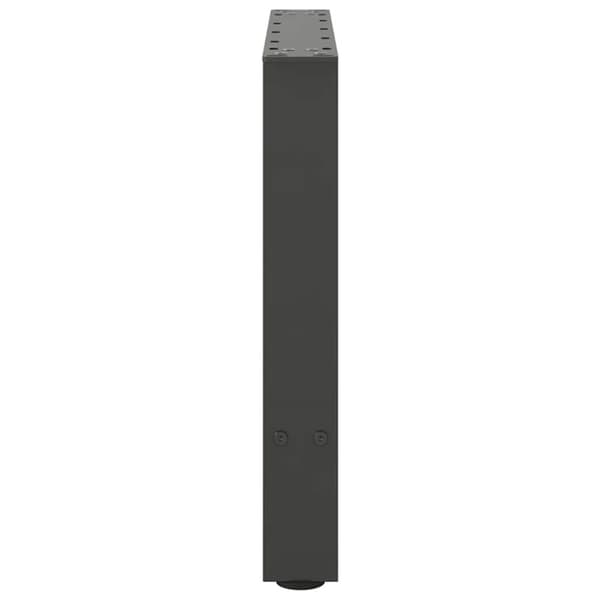 Sohvapöydän jalat Antrasiitti 2 kpl 50x(42-43) cm Teräs