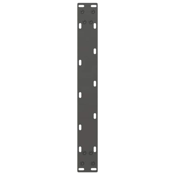 Sohvapöydän jalat Antrasiitti 2 kpl 50x(42-43) cm Teräs