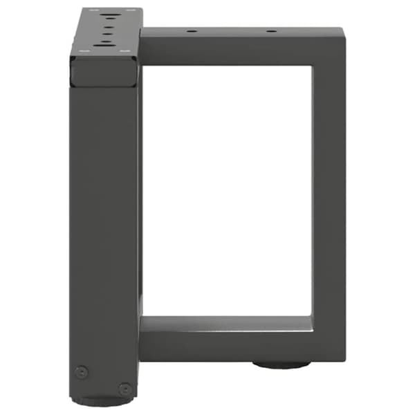 Soffbordsben T-formade 2 st antracit 30x25x(30-31) cm stål