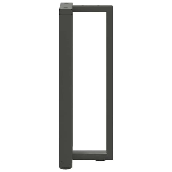 Konsolipöydän jalat 2 kpl Antrasiitti 20x28x(72-73) cm