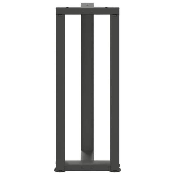Konsolipöydän jalat 2 kpl Antrasiitti 20x28x(72-73) cm