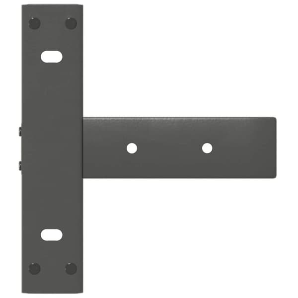 Konsolipöydän jalat 2 kpl Antrasiitti 20x28x(72-73) cm