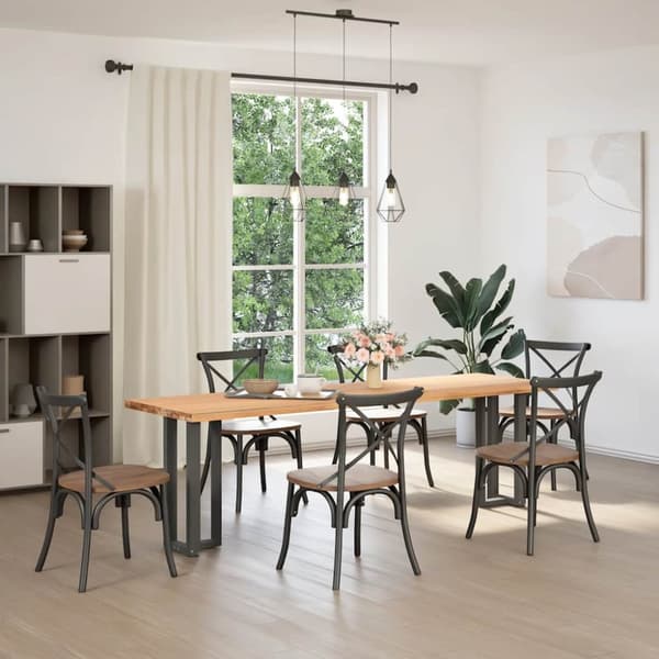 Konsolipöydän jalat 2 kpl Antrasiitti 20x28x(72-73) cm