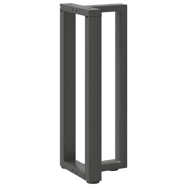Konsolipöydän jalat 2 kpl Antrasiitti 20x28x(72-73) cm