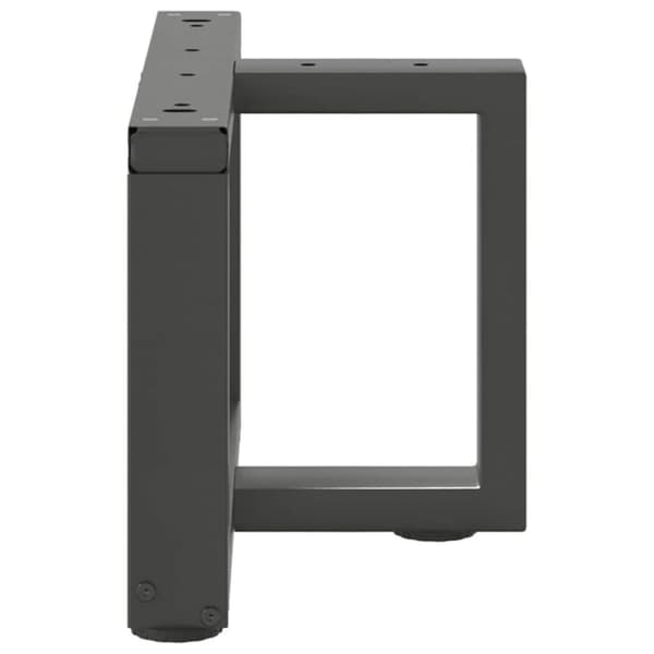Soffbordsben T-formade 2 st antracit 50x25x(30-31) cm stål