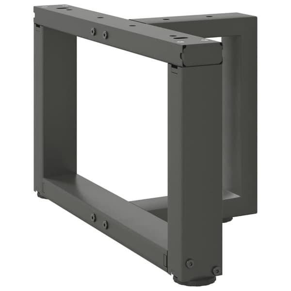 Soffbordsben T-formade 2 st antracit 50x25x(30-31) cm stål