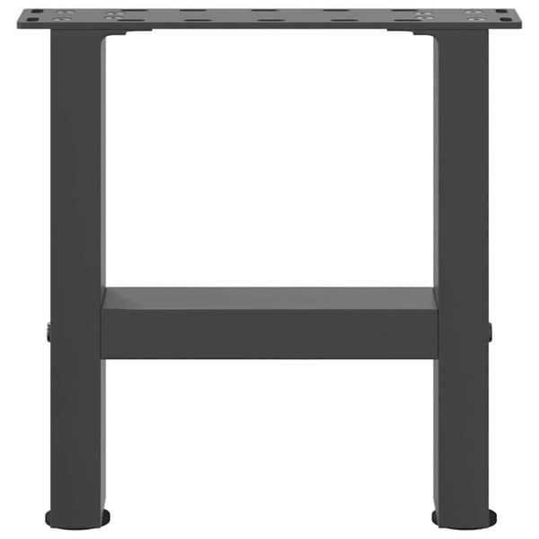 Sohvapöydän jalat Antrasiitti 2 kpl 40x(30-31) cm Teräs