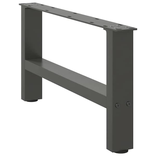 Sohvapöydän jalat Antrasiitti 2 kpl 60x(30-31) cm Teräs